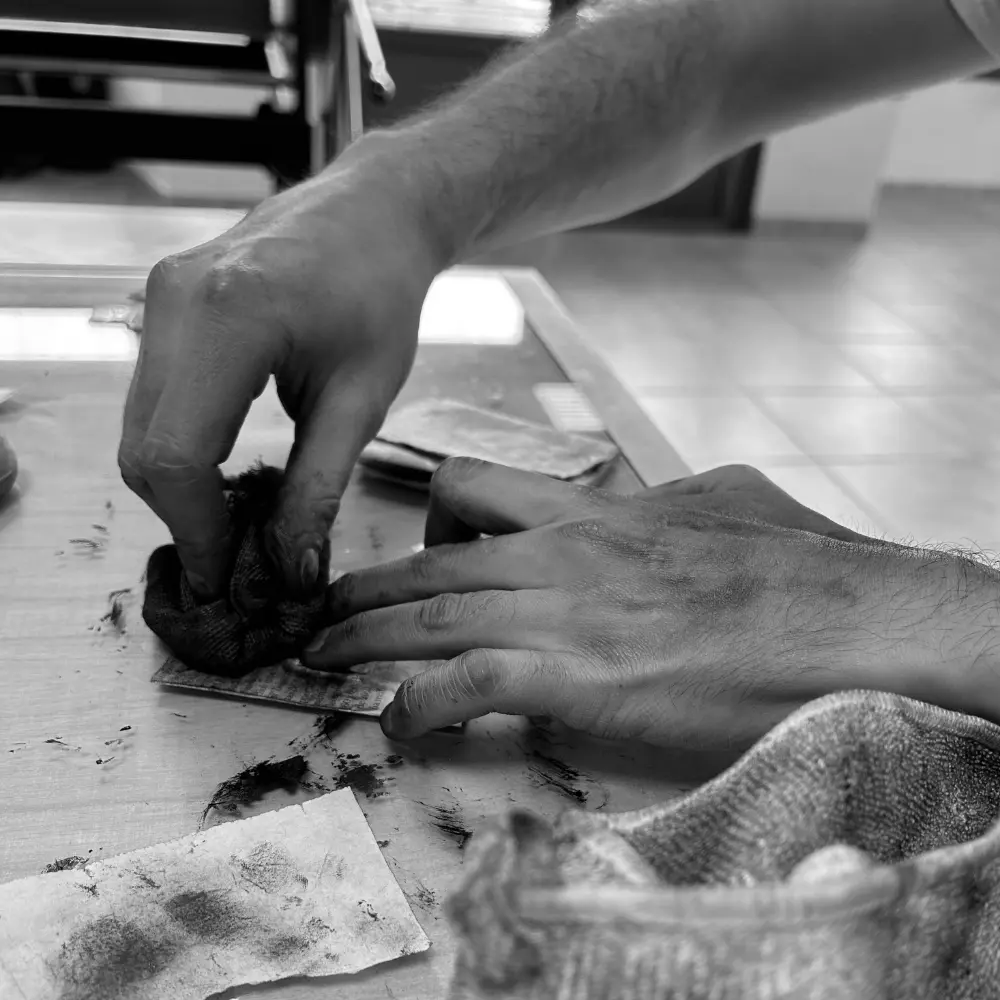 Clases de grabado y estampación